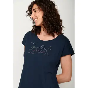 T-shirt damski Greenbomb Nature Contours Cool image-2