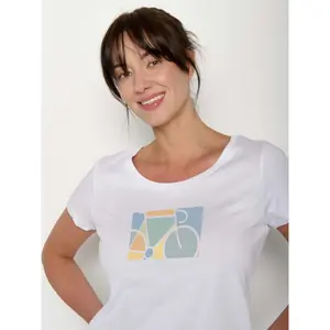 Women's T-shirt Greenbomb Bike Window Loves image-5