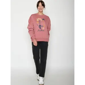 Sweatshirt femme Greenbomb Les Fleurs Core image-3