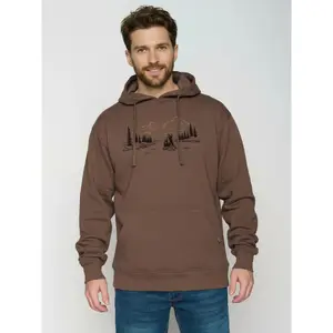 Sweatshirt med huva Greenbomb Bear River Joy image-1