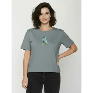 Women's T-shirt Greenbomb Bird Look Nova image-1