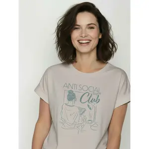 Women's T-shirt Greenbomb Anti Social Loony image-1