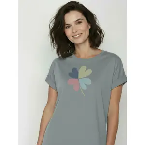 Women's T-shirt Greenbomb Clover Loony image-2