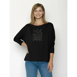 Women's long sleeve T-shirt Greenbomb Leafline Simper image-1
