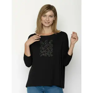 Women's long sleeve T-shirt Greenbomb Leafline Simper image-2