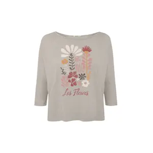 Women's long sleeve T-shirt Greenbomb Les Fleurs Simper image-0
