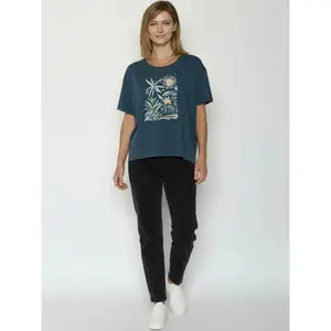 Women's T-shirt Greenbomb Plants n Leaves Feel image-3