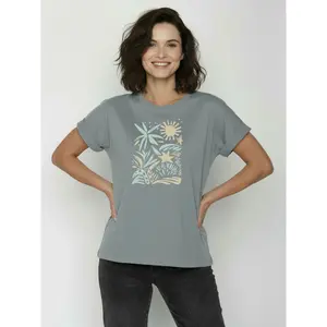 Women's T-shirt Greenbomb Plants n Leaves Loony image-1