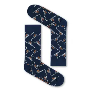 Socken Greenbomb Bike Zigzag image-0