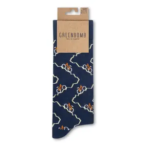 Socken Greenbomb Bike Zigzag image-1