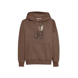 Női kapucnis pulóver Greenbomb Bike Cat Basket 2 Mello