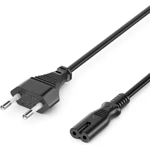 Câble alimentation secteur bipolaire GreenJoy Saturn/Dreamcast/XBOX/PS1/PS2/PS3 Slim PS4 image-1