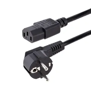 Câble alimentation secteur tripolaire PC / PS3 Fat GreenJoy Schuko image-1