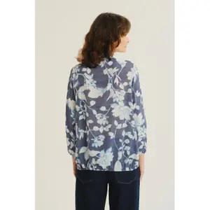 Bedruckte Bluse für Damen Greenpoint Regular January image-1