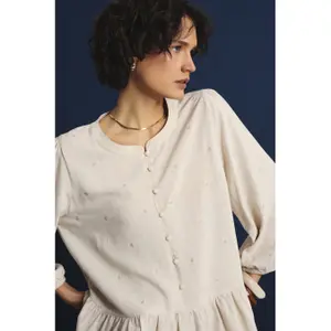 Bluse mit dekorativem Volant unten Damen Greenpoint image-3