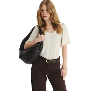 Bluse mit Stickerei Damen Greenpoint Regular March image-0