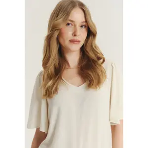 Bluse mit Stickerei Damen Greenpoint Regular March image-4