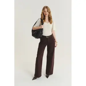 Bluse mit Stickerei Damen Greenpoint Regular March image-5