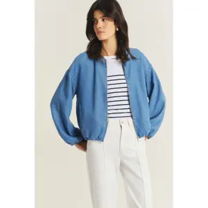 Damen Denim Bomber Greenpoint image-3