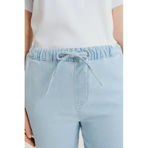 Jeans με ελαστική μέση γυναίκα Greenpoint image-3