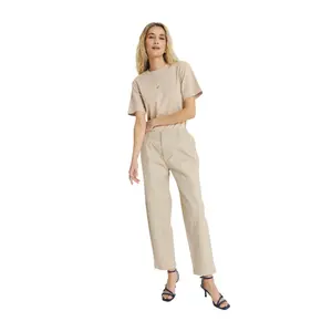Women's elastic waist trousers Greenpoint Regular March image-1