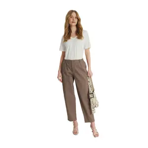 Women's elastic waist trousers Greenpoint Regular March image-1