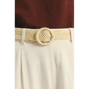 Wide Leg Trousers with a Belt Women's Greenpoint image-3