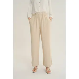 Women's Relaxed Fit Elastic Waist Trousers Greenpoint Regular March image-3