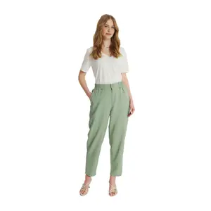 Bequeme Hose mit elastischem Bund Damen Greenpoint Regular March image-0