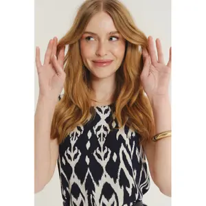 Women's printed dress Greenpoint Regular April image-3