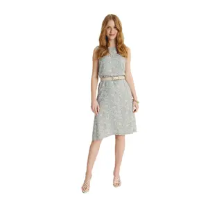 Women's printed dress Greenpoint Regular April image-0