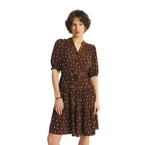 Polka Dot Dress Women Greenpoint image-0