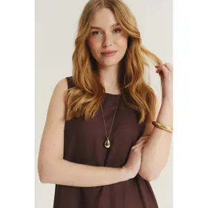 Loose-fitting women's dress Greenpoint Regular April image-2