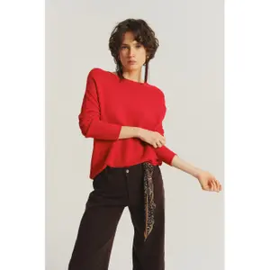 Women's short sleeve sweater Greenpoint Regular January image-4