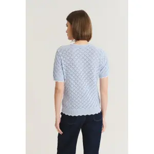 Women's short sleeve sweater Greenpoint Regular January image-2