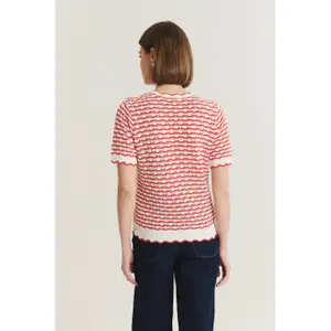 Women's short sleeve sweater Greenpoint Regular January image-2