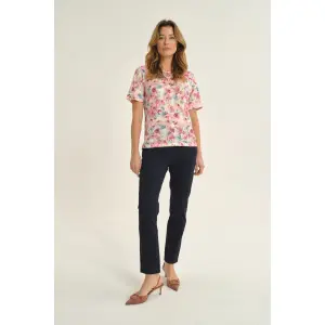 Women's short sleeve sweater Greenpoint Regular January image-1