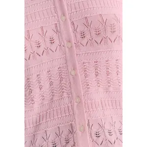 Discreet Openwork Jumper Woman Greenpoint Regular March image-4