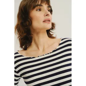 Γυναικείο T-shirt Greenpoint striped Regular - Linear Faces image-4