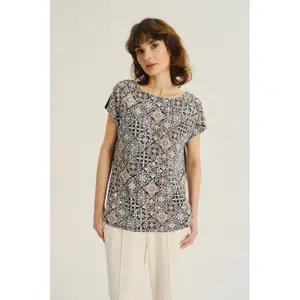 Women's Paisley Print T-Shirt Greenpoint Regular February image-4