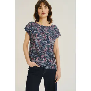 Women's Paisley Print T-Shirt Greenpoint Regular February image-1