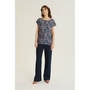Women's Paisley Print T-Shirt Greenpoint Regular February image-2