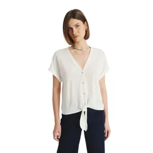 Loose Knot Blouse Women Greenpoint Regular image-0