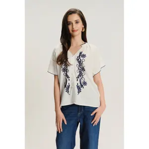 Blouse orné de broderies décoratives femme Greenpoint image-2