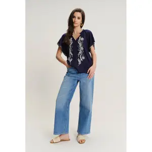 Blouse orné fleurs femme Greenpoint image-3