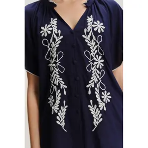 Blouse orné fleurs femme Greenpoint image-4