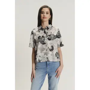 Chemise à motif fleurs manches longues femme Greenpoint image-2