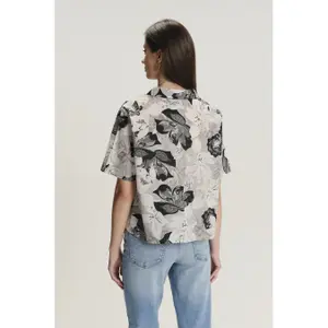 Chemise à motif fleurs manches longues femme Greenpoint image-3