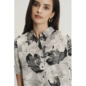 Chemise à motif fleurs manches longues femme Greenpoint image-4