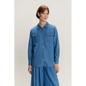 Chemise en jean manches longues femme Greenpoint image-3
